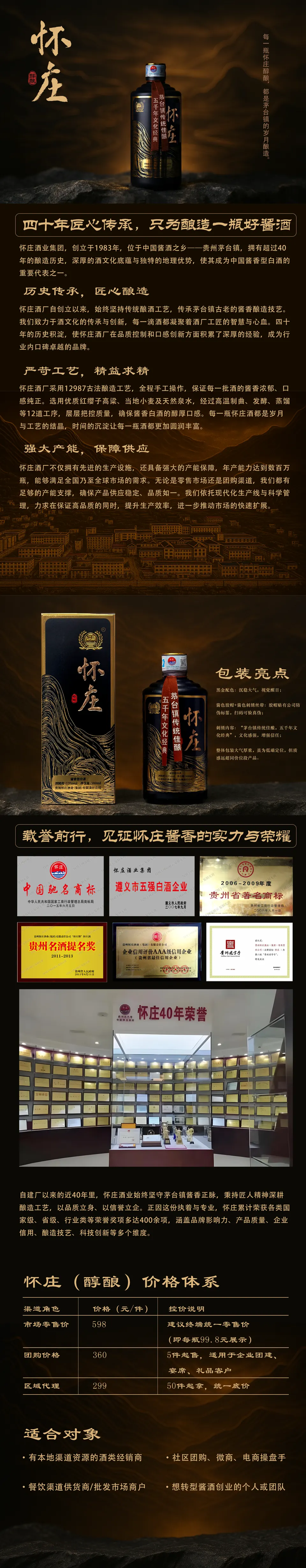 怀庄纯酿产品详情长图